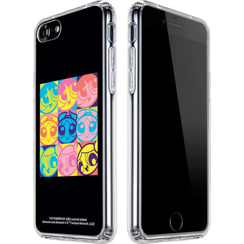 Cartoon Network Powerpuff Girls Neon iPhone SE (2nd & 3rd Gen) Clear Case