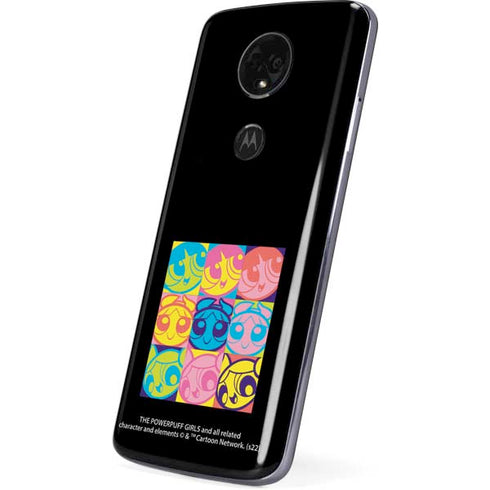 Cartoon Network Powerpuff Girls Neon Moto E5 Plus Skin