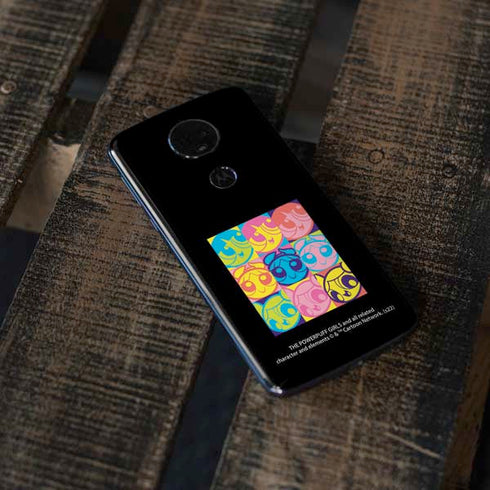 Cartoon Network Powerpuff Girls Neon Moto E5 Plus Skin