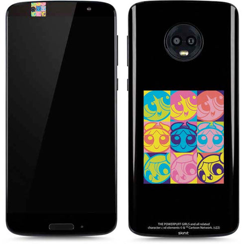 Cartoon Network Powerpuff Girls Neon Moto G6 Skin