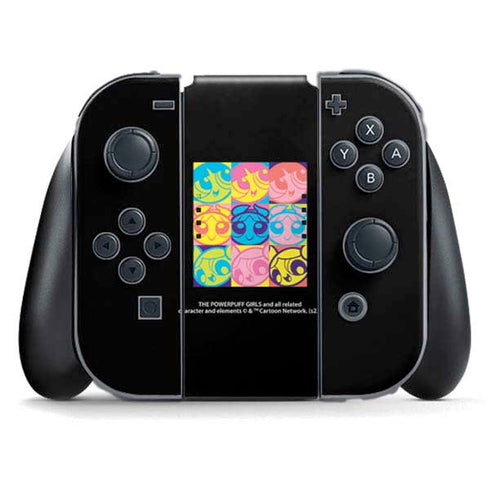Cartoon Network Powerpuff Girls Neon Nintendo Switch (2017-2021) Joy-Con Controller Skin