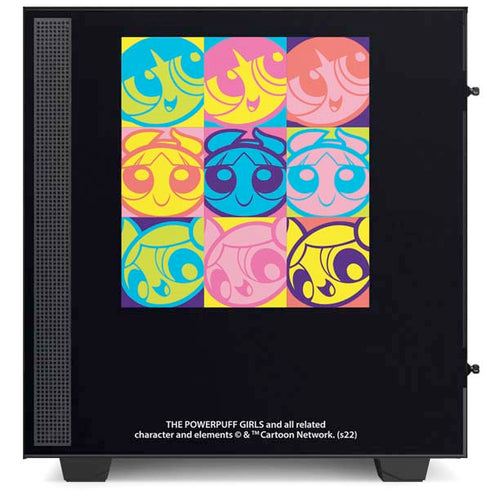 Cartoon Network Powerpuff Girls Neon NZXT H510 Compact ATX Mid-Tower Case Skin