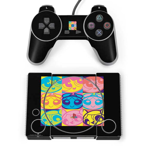 Cartoon Network Powerpuff Girls Neon PlayStation Classic Bundle Skin