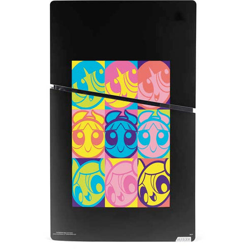 Cartoon Network Powerpuff Girls Neon PS5 Slim Digital Edition Bundle Skin