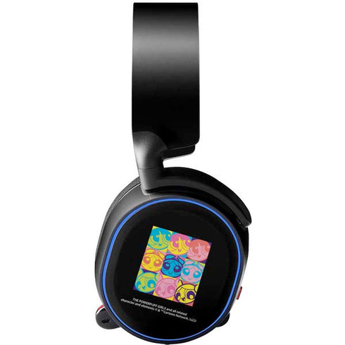 Cartoon Network Powerpuff Girls Neon SteelSeries Arctis 3 Skin