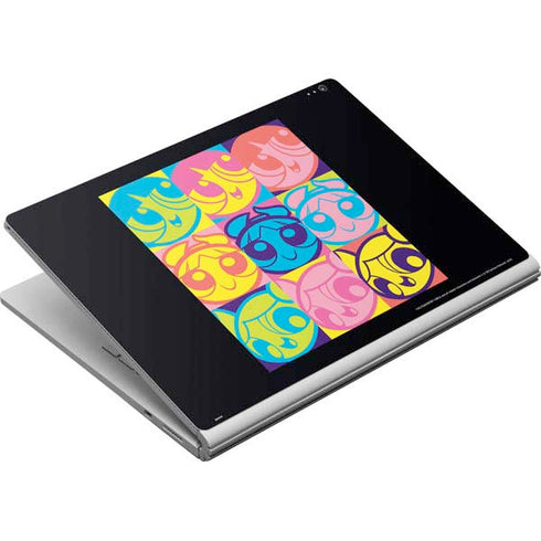 Cartoon Network Powerpuff Girls Neon Surface Book Skin
