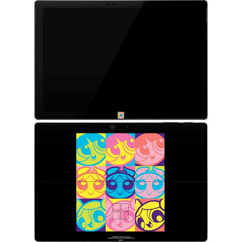 Cartoon Network Powerpuff Girls Neon Surface Pro 7 Skin