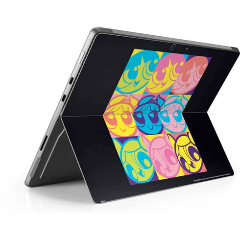 Cartoon Network Powerpuff Girls Neon Surface Pro 8 Skin