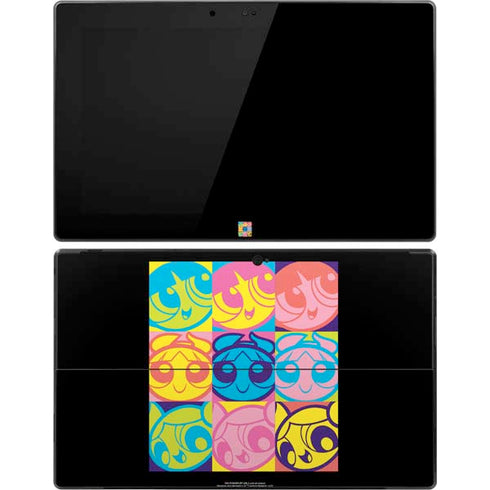 Cartoon Network Powerpuff Girls Neon Surface Pro Tablet Skin