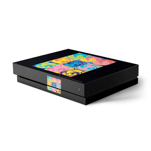 Cartoon Network Powerpuff Girls Neon Xbox One X Console Skin