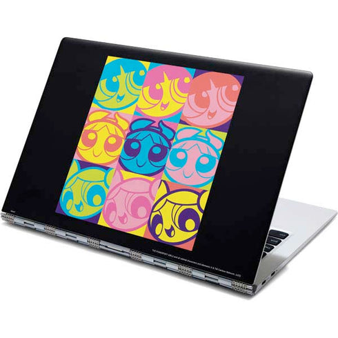 Cartoon Network Powerpuff Girls Neon Yoga 910 2-in-1 14in Touch-Screen Skin