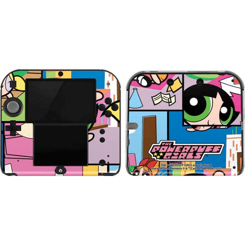 Cartoon Network Powerpuff Girls Patches Nintendo 2DS Skin