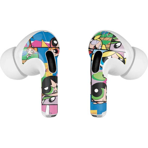 Cartoon Network Powerpuff Girls Patches AirPods Pro 2nd Gen Skin