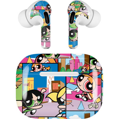 Cartoon Network Powerpuff Girls Patches Apple AirPods Pro Skin