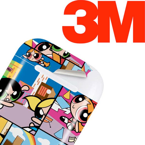 Cartoon Network Powerpuff Girls Patches Apple AirPods Skin