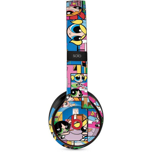 Cartoon Network Powerpuff Girls Patches Beats Solo 2 Wireless Skin