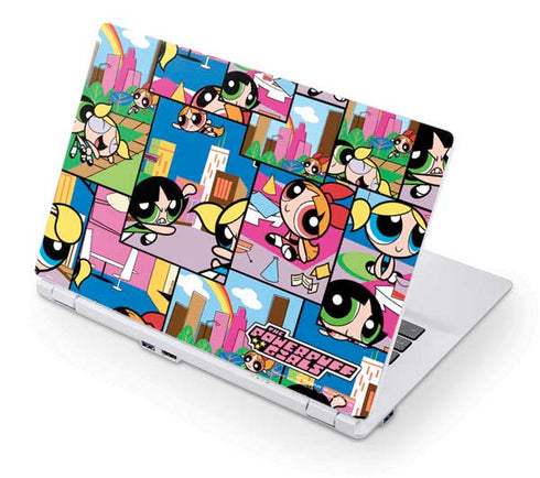 Cartoon Network Powerpuff Girls Patches Acer Chromebook Skin