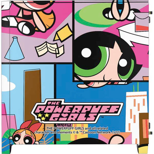 Cartoon Network Powerpuff Girls Patches Corsair 4000D Tempered Glass Mid-Tower ATX Case Skin