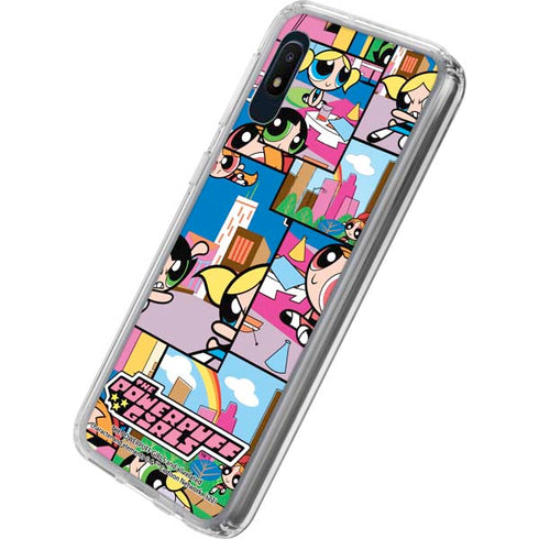 Cartoon Network Powerpuff Girls Patches Galaxy A10e Clear Case