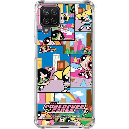 Cartoon Network Powerpuff Girls Patches Galaxy A12 Clear Case