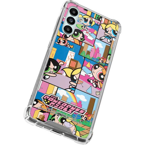 Cartoon Network Powerpuff Girls Patches Galaxy A13 5G Clear Case