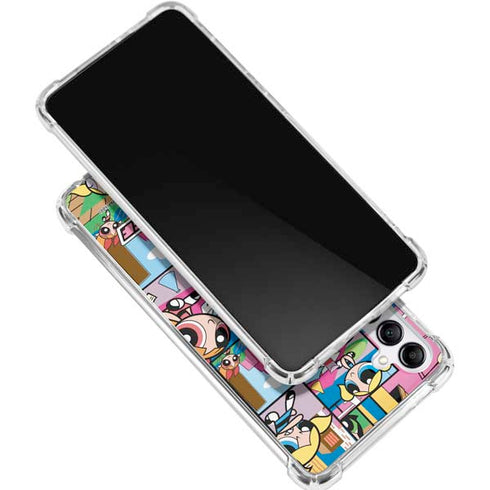 Cartoon Network Powerpuff Girls Patches Galaxy A15 5G Clear Case