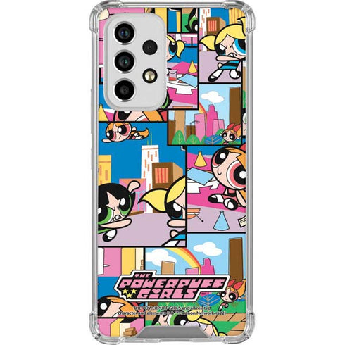 Cartoon Network Powerpuff Girls Patches Galaxy A33 5G Clear Case