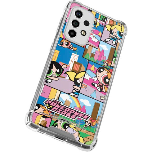 Cartoon Network Powerpuff Girls Patches Galaxy A33 5G Clear Case