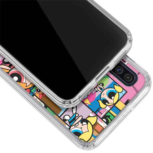 Cartoon Network Powerpuff Girls Patches Galaxy A50 Clear Case
