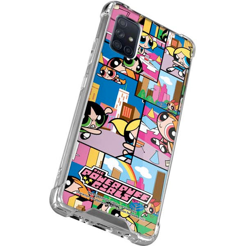 Cartoon Network Powerpuff Girls Patches Galaxy A51 5G Clear Case