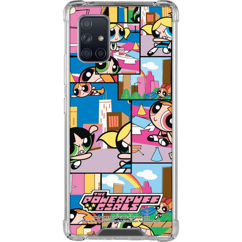 Cartoon Network Powerpuff Girls Patches Galaxy A71 5G Clear Case