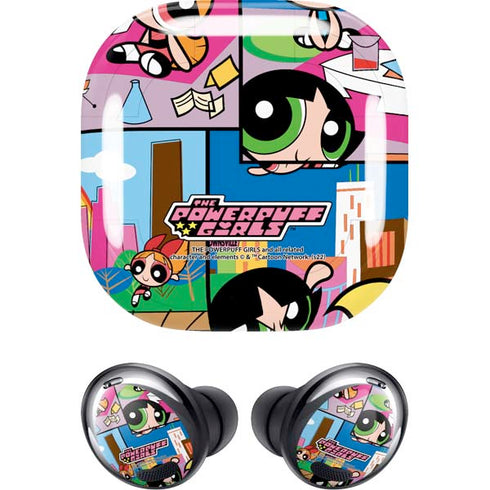 Cartoon Network Powerpuff Girls Patches Galaxy Buds Pro Skin