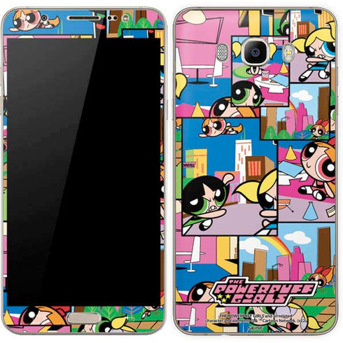 Cartoon Network Powerpuff Girls Patches Galaxy J7 Skin