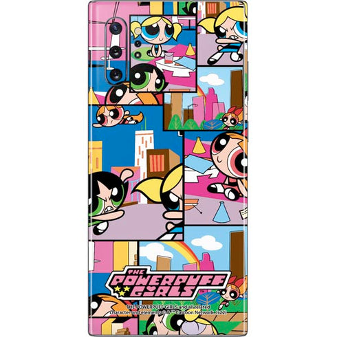 Cartoon Network Powerpuff Girls Patches Galaxy Note 10 Plus Skin