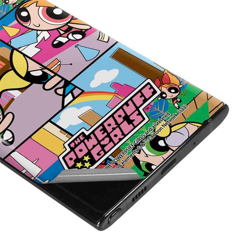 Cartoon Network Powerpuff Girls Patches Galaxy Note 10 Plus Skin