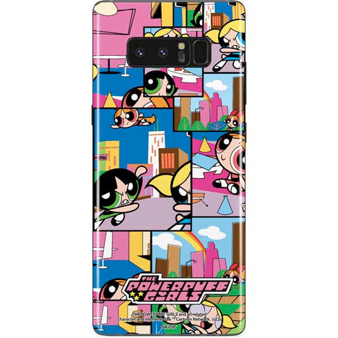 Cartoon Network Powerpuff Girls Patches Galaxy Note 8 Skin