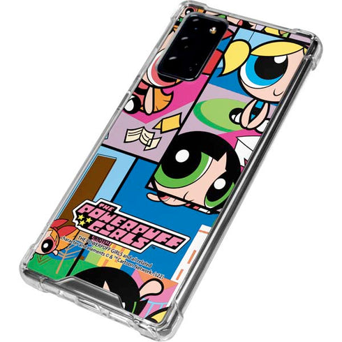 Cartoon Network Powerpuff Girls Patches Galaxy Note20 5G Clear Case