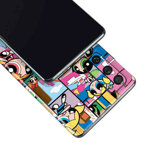 Cartoon Network Powerpuff Girls Patches Galaxy S20 Fan Edition Skin
