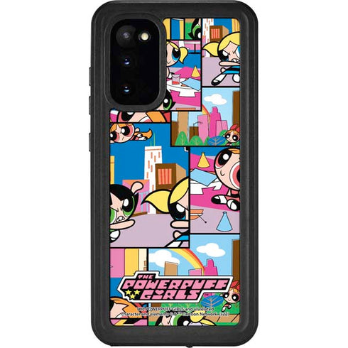 Cartoon Network Powerpuff Girls Patches Galaxy S20 Waterproof Case