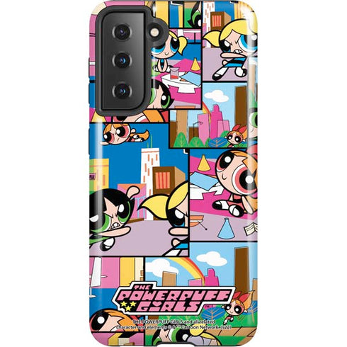 Cartoon Network Powerpuff Girls Patches Galaxy S21 5G Pro Case
