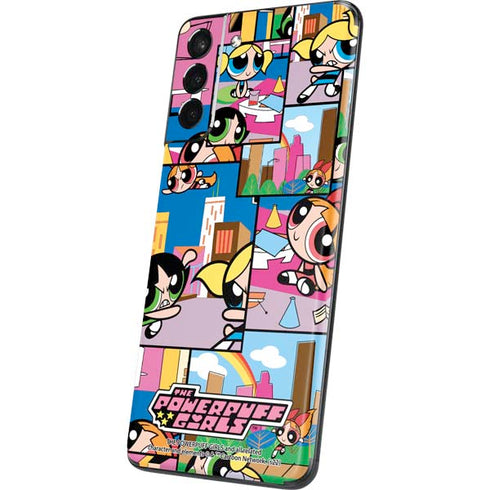 Cartoon Network Powerpuff Girls Patches Galaxy S21 5G Skin