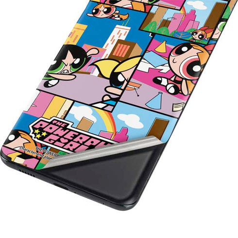 Cartoon Network Powerpuff Girls Patches Galaxy S21 5G Skin
