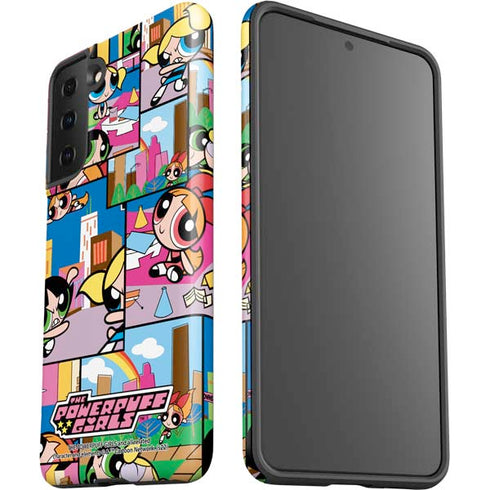 Cartoon Network Powerpuff Girls Patches Galaxy S21 FE Pro Case