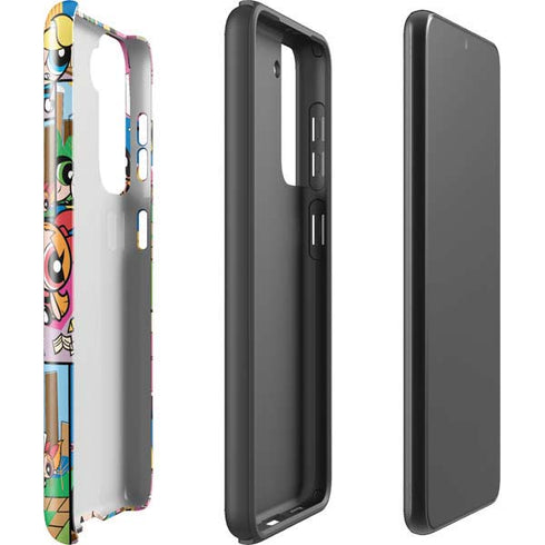 Cartoon Network Powerpuff Girls Patches Galaxy S21 Plus 5G Pro Case