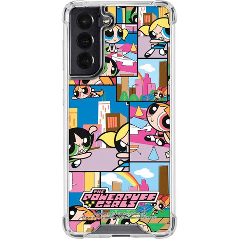 Cartoon Network Powerpuff Girls Patches Galaxy S22 Clear Case