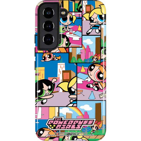 Cartoon Network Powerpuff Girls Patches Galaxy S22 Pro Case