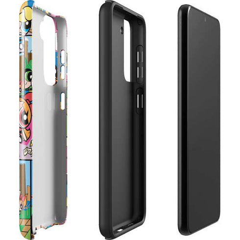 Cartoon Network Powerpuff Girls Patches Galaxy S22 Pro Case