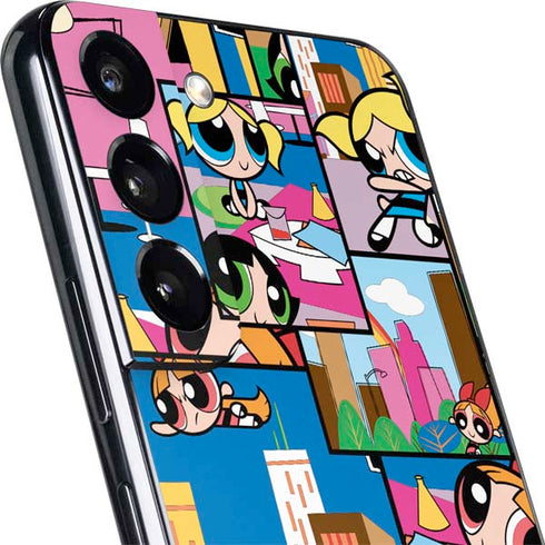 Cartoon Network Powerpuff Girls Patches Galaxy S22 Skin