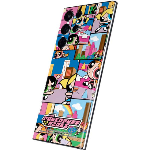Cartoon Network Powerpuff Girls Patches Galaxy S22 Ultra Skin