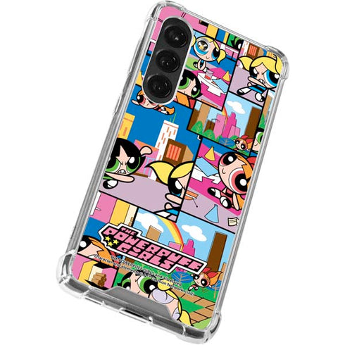Cartoon Network Powerpuff Girls Patches Galaxy S23 Clear Case